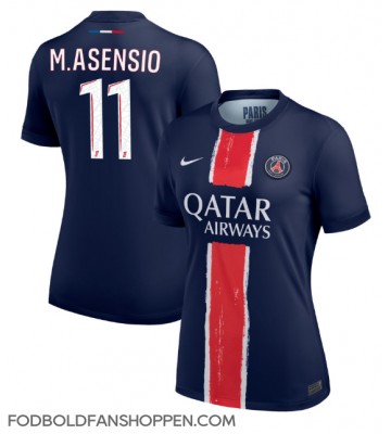 Paris Saint-Germain Marco Asensio #11 Hjemmebanetrøje Dame 2024-25 Kortærmet